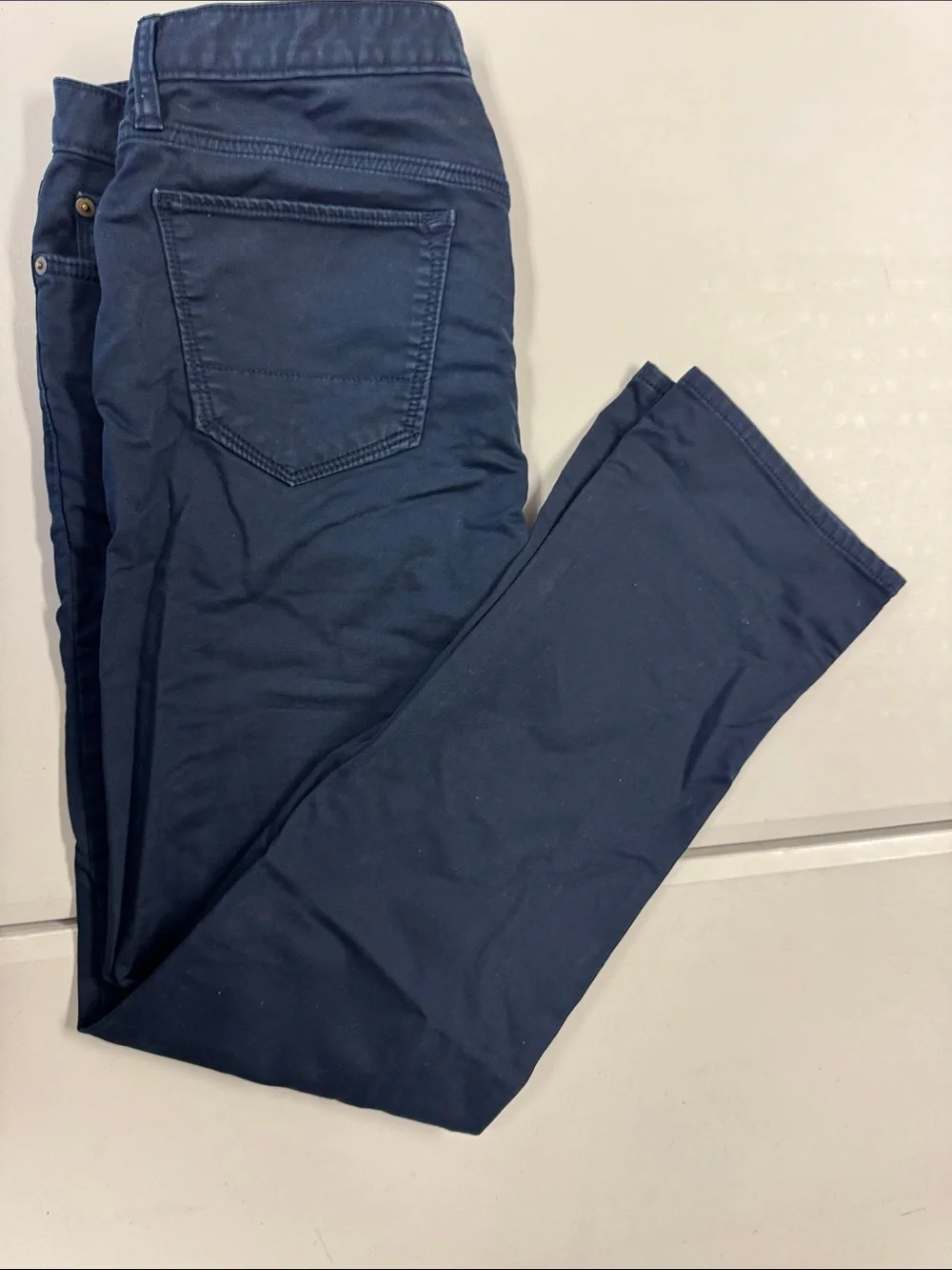 Banana Republic Men's Dark Navy Slim Travel Jeans 35x34